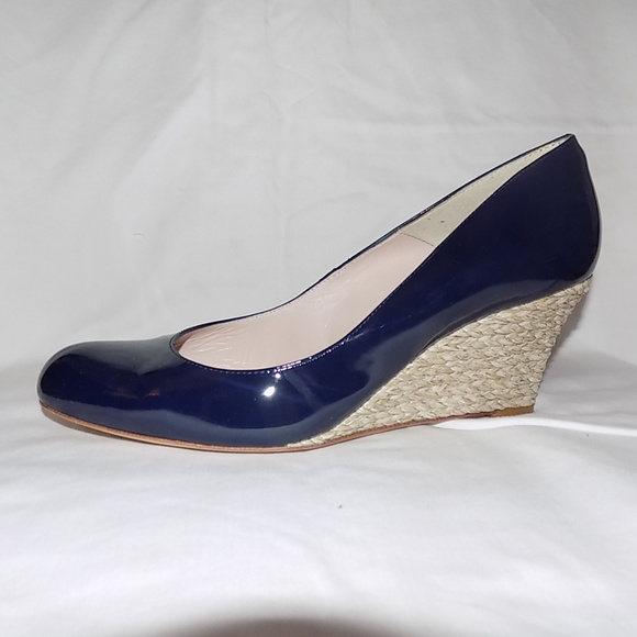 lk bennett navy patent shoes